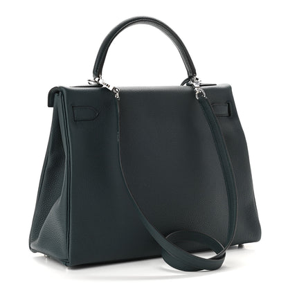 Hermes Togo Kelly Retourne 32 Vert Cypress 3 of 11