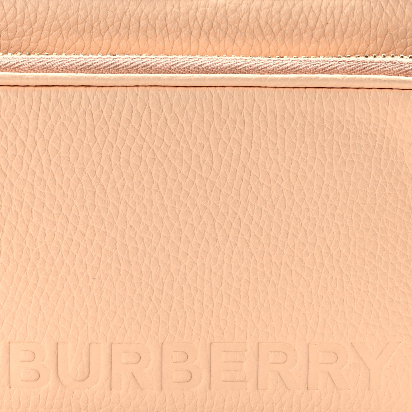 Grained Calfskin Small Camera Bag Peach Pink