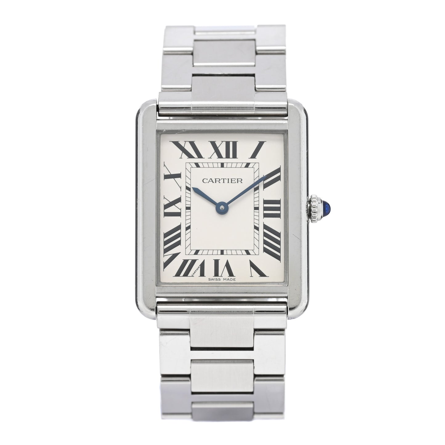 Stainless Steel 27mm Tank Solo Quartz Watch