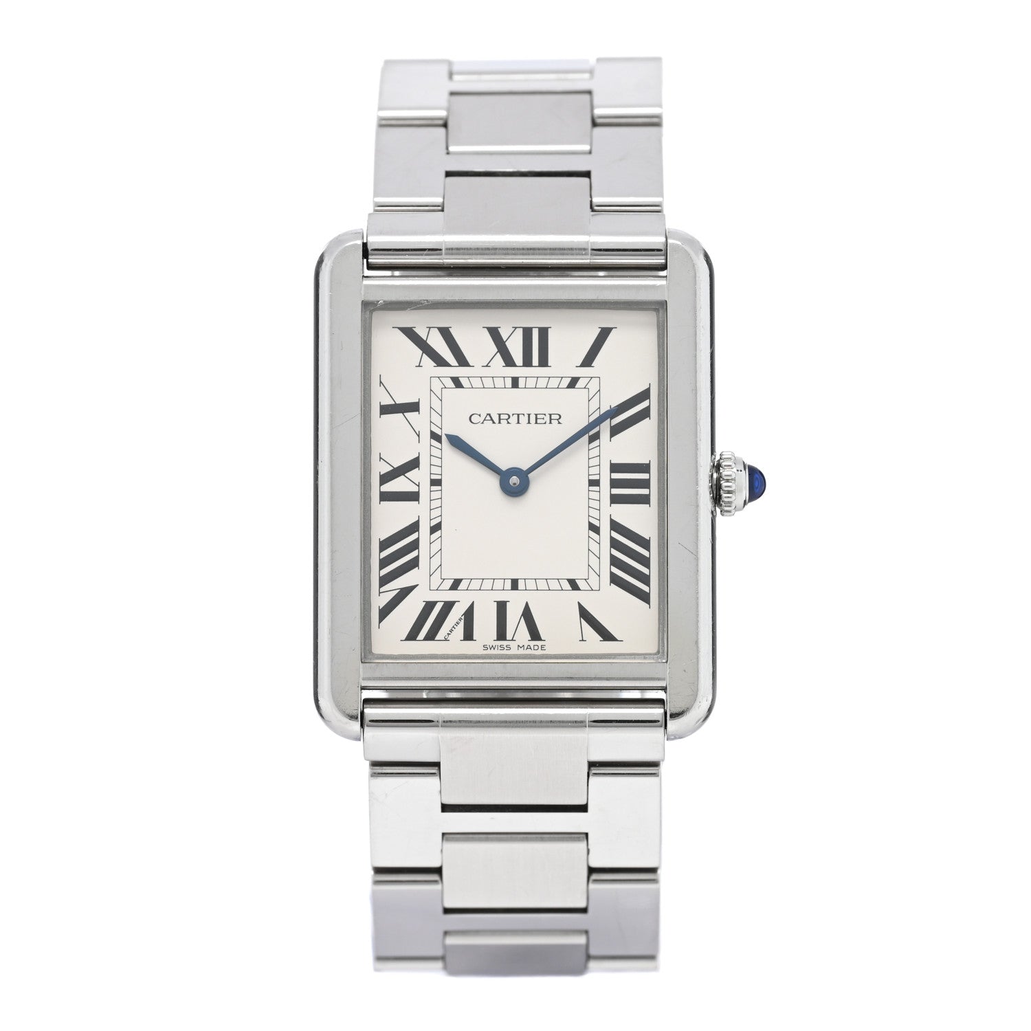 Cartier Stainless Steel 27mm Tank Solo Quartz Watch 1 of 5