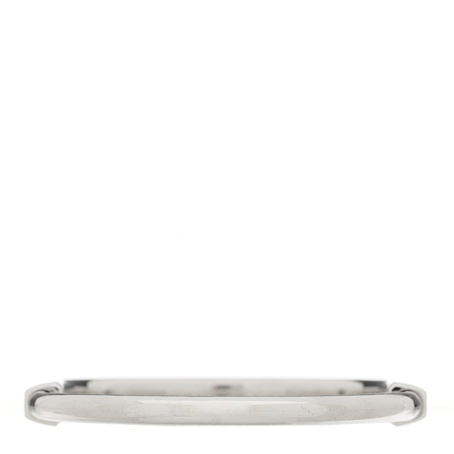 18K White Gold Tiffany Lock Bangle Bracelet