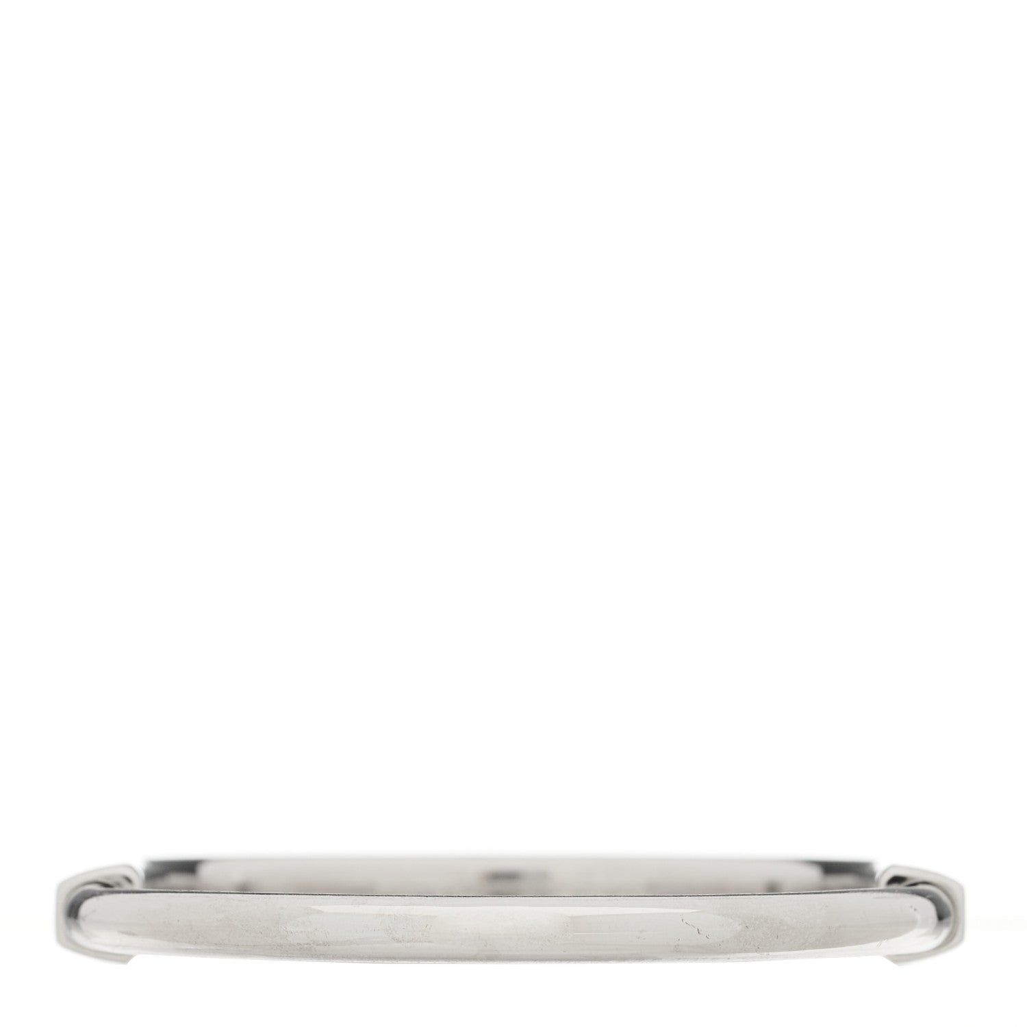 Tiffany 18K White Gold Tiffany Lock Bangle Bracelet 5 of 7