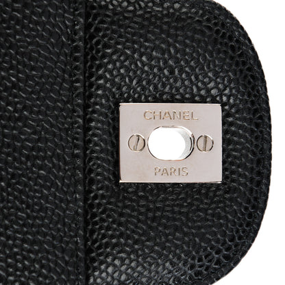 Chanel Caviar Quilted Jumbo Single Flap Black 8 of 8