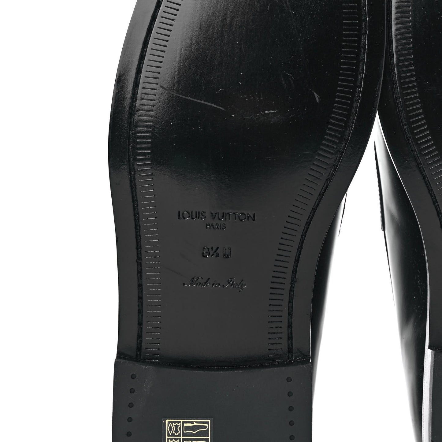 Calfskin Mens Loafers 8.5 Black