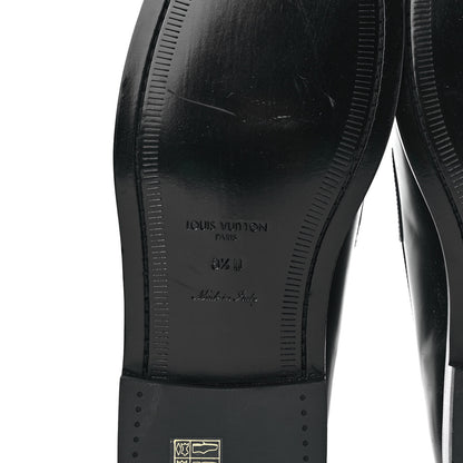 Louis Vuitton Calfskin Mens Loafers 8.5 Black 6 of 8