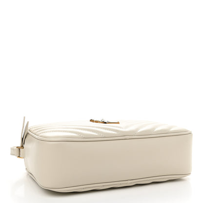 Saint Laurent Calfskin Matelasse Monogram Lou Camera Bag Crema Soft 3 of 8