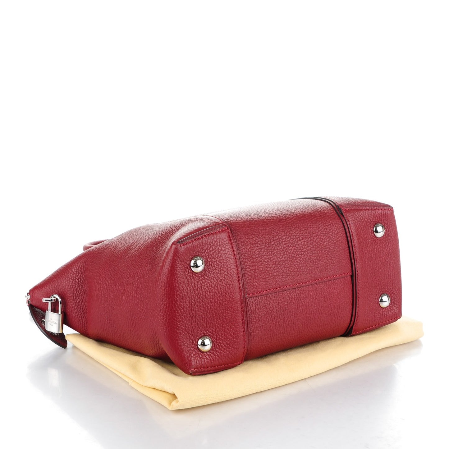Cuir Taurillon Soft Lockit PM Griotte
