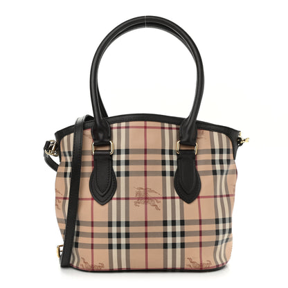 Burberry Haymarket Check Medium Tote Black 1 of 18