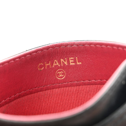 Chanel Lambskin Quilted Chanel 19 Card Holder Black 6 of 10