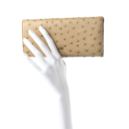 Loewe Ostrich Continental Wallet 2 of 10