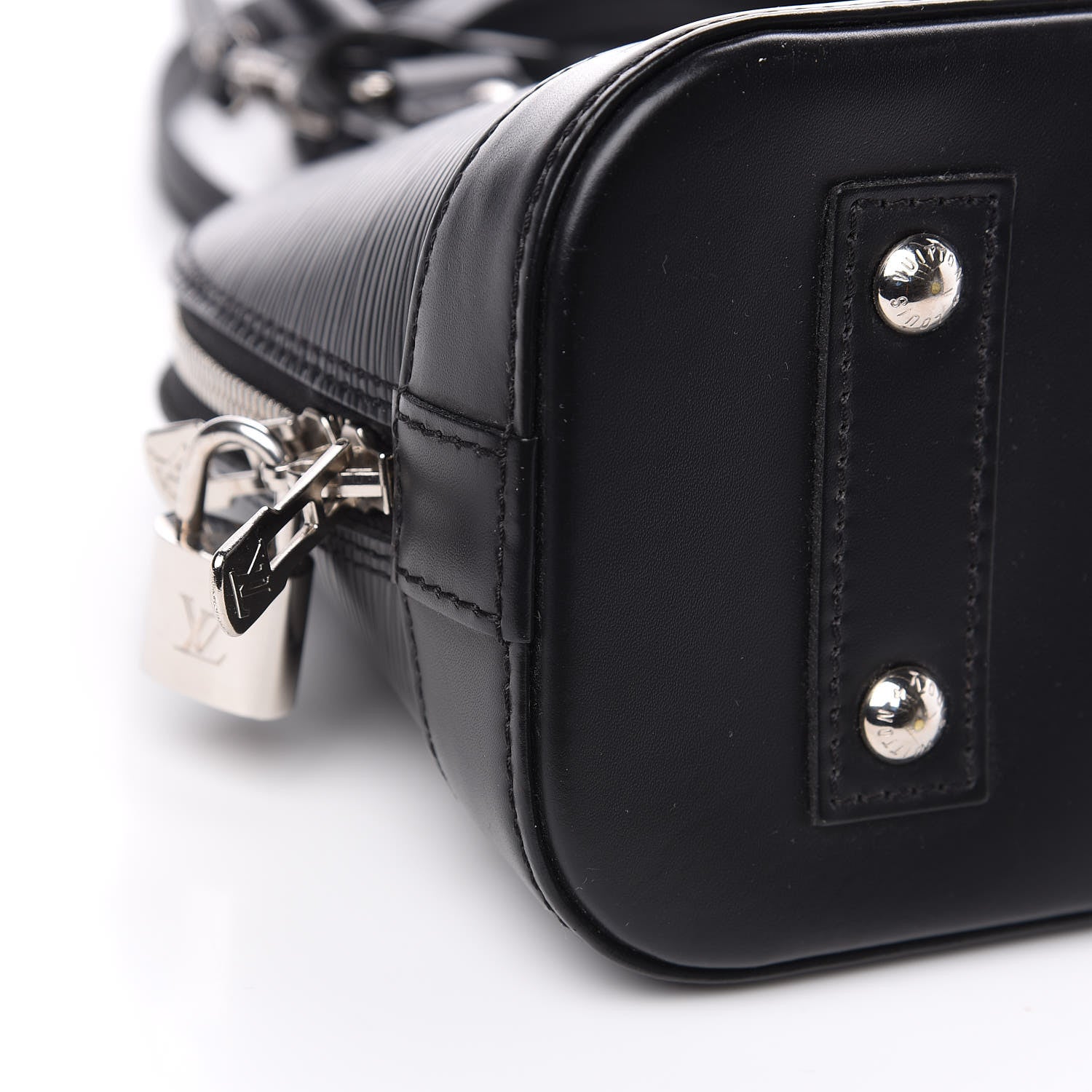 Louis Vuitton Epi Alma BB Black 6 of 8