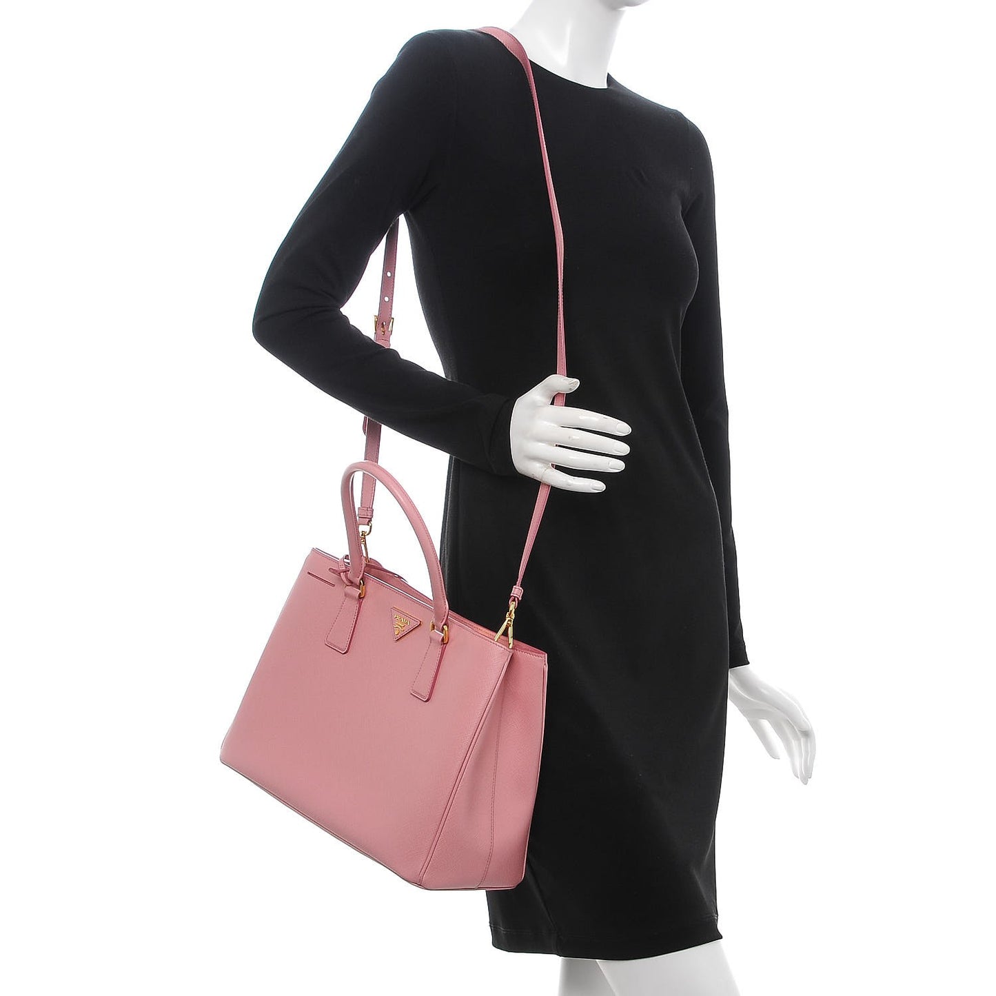 Saffiano Lux Medium Tote Petalo