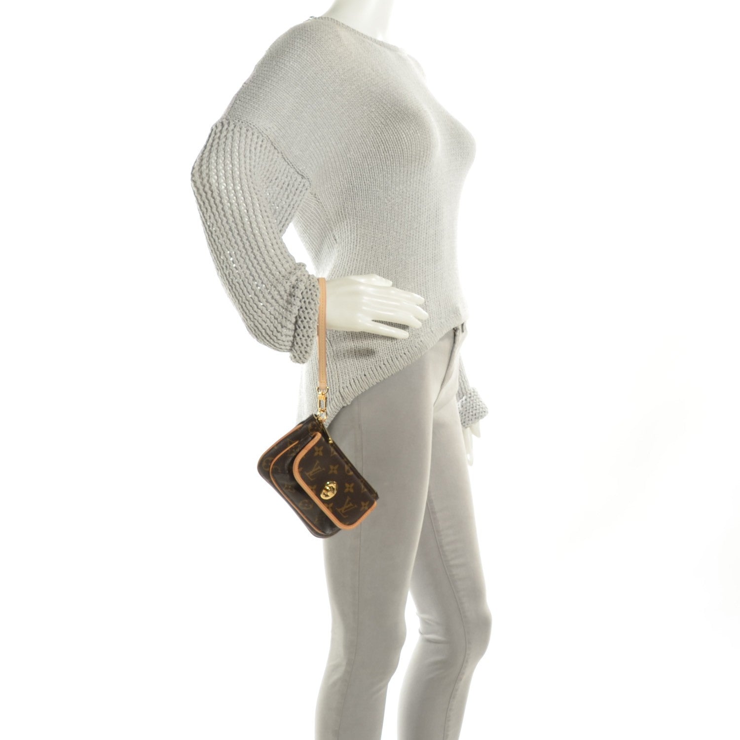 Louis Vuitton Monogram Tikal Pochette 2 of 7