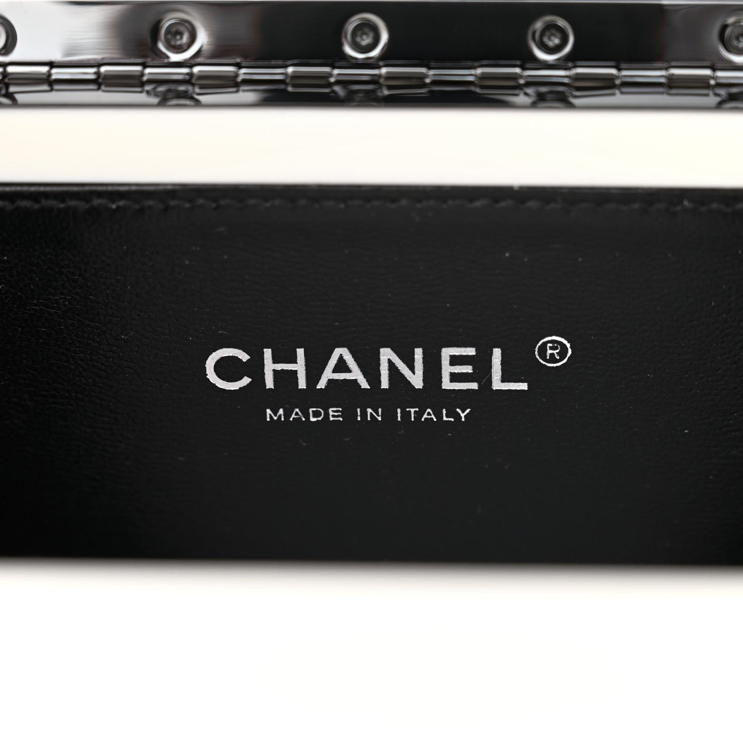 Plexiglass Plexi Coco Bag Black White
