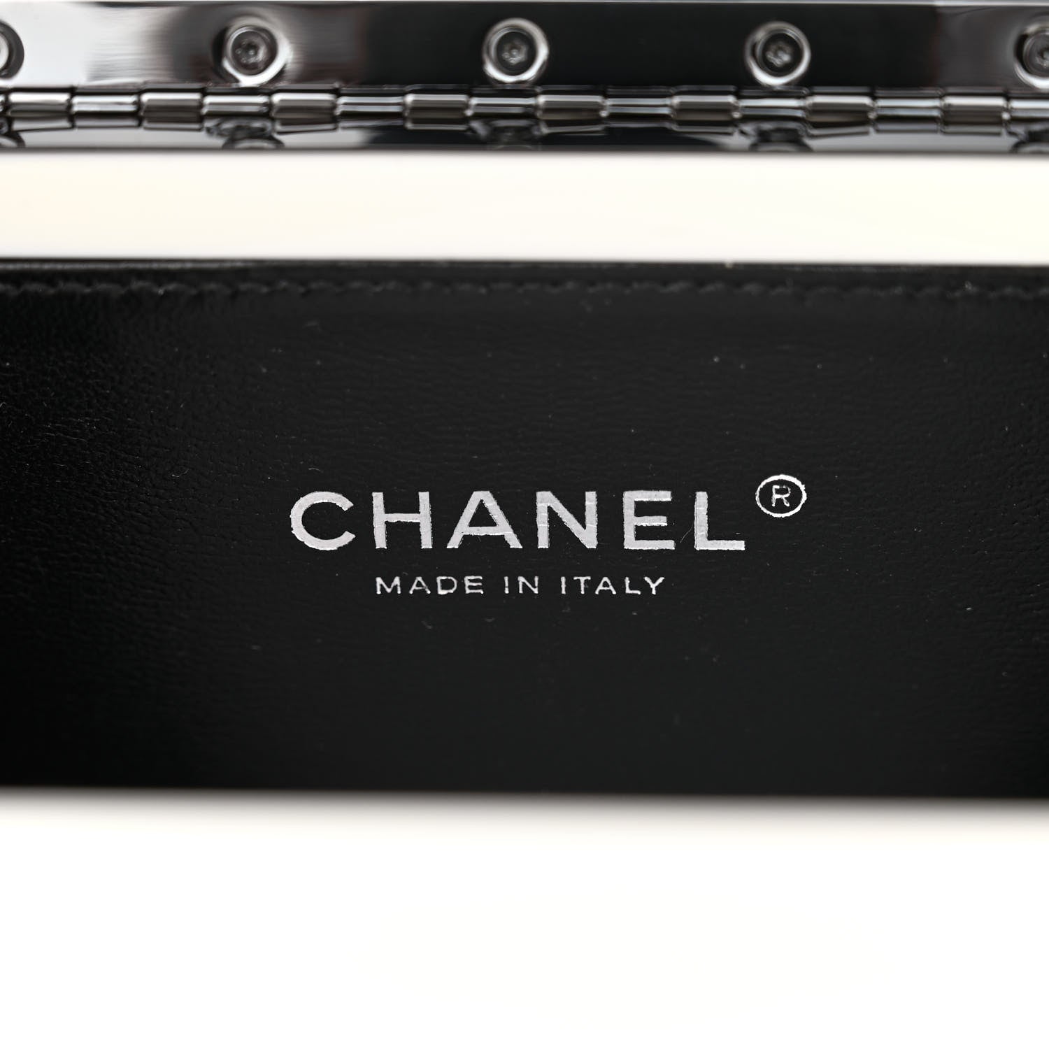 Chanel Plexiglass Plexi Coco Bag Black White 6 of 11