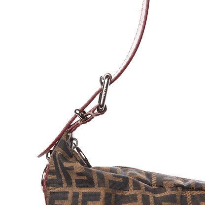 Fendi Zucca Shoulder Bag Red 15 of 15