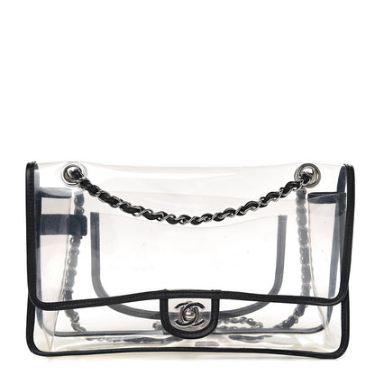 Chanel Lambskin Vinyl Large Naked Flap Black 1 of 10