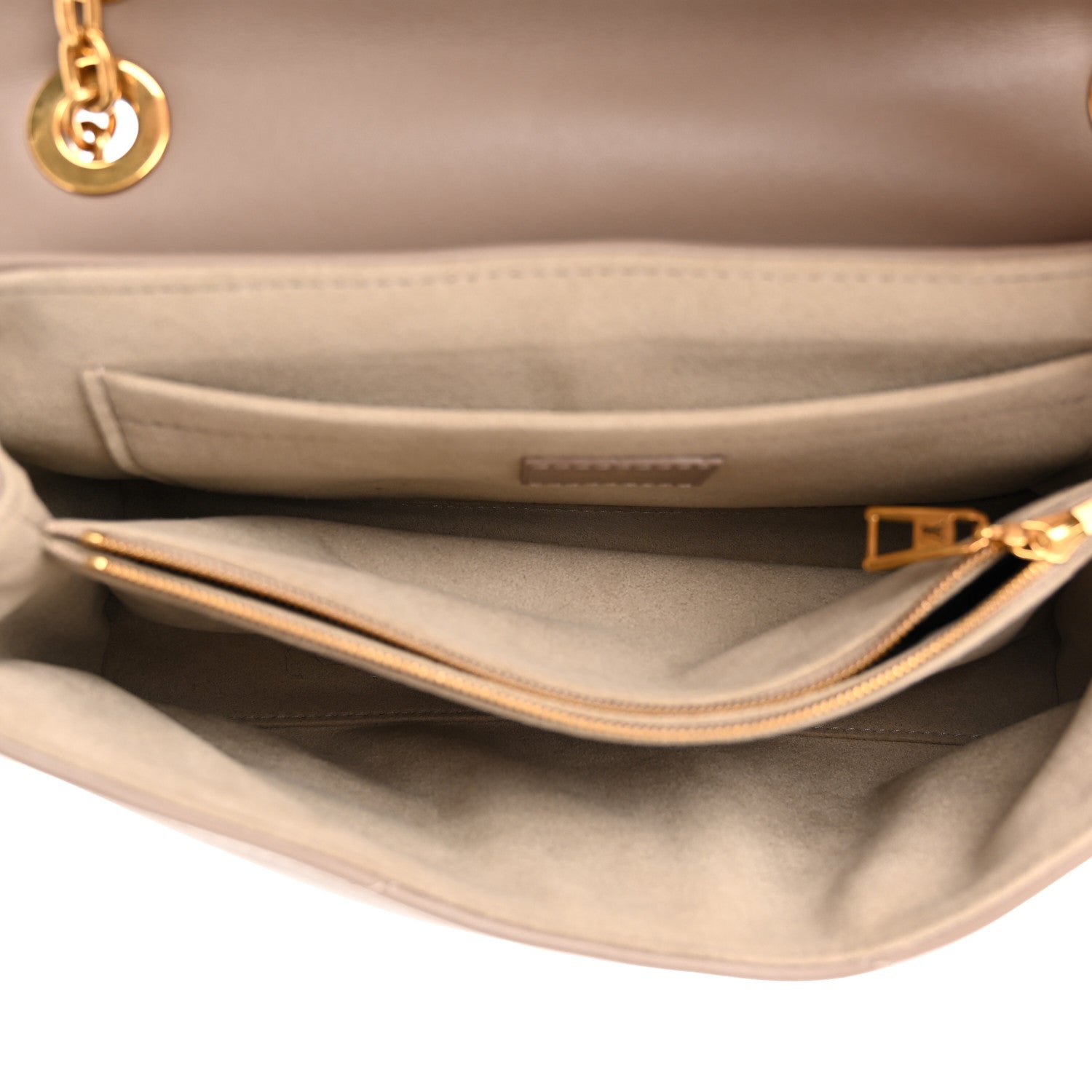 Louis Vuitton Calfskin LV New Wave Chain Bag Taupe 5 of 9