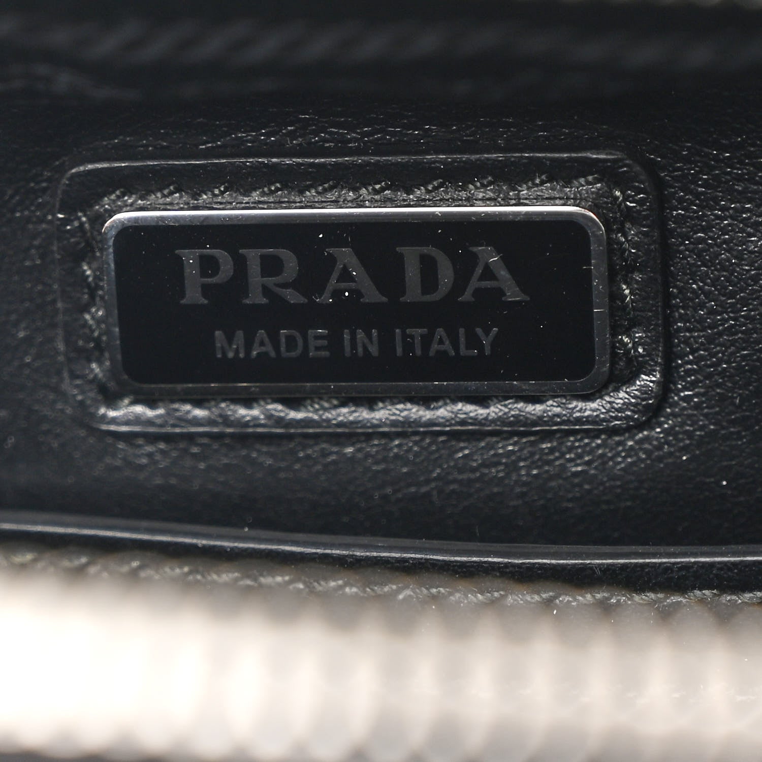 Prada Saffiano Travel Medium Brique Crossbody Bag Black 6 of 10