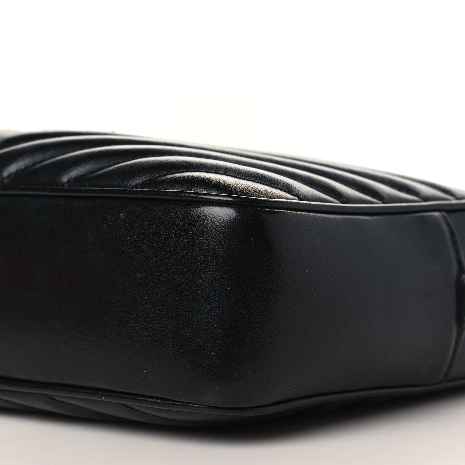 Saint Laurent Calfskin Matelasse Monogram Lou Camera Bag Black 8 of 9