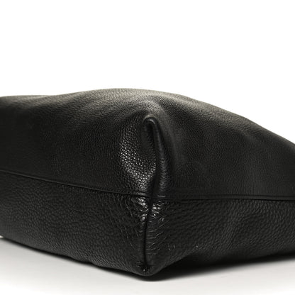 Prada Vitello Daino Tote Black 11 of 13