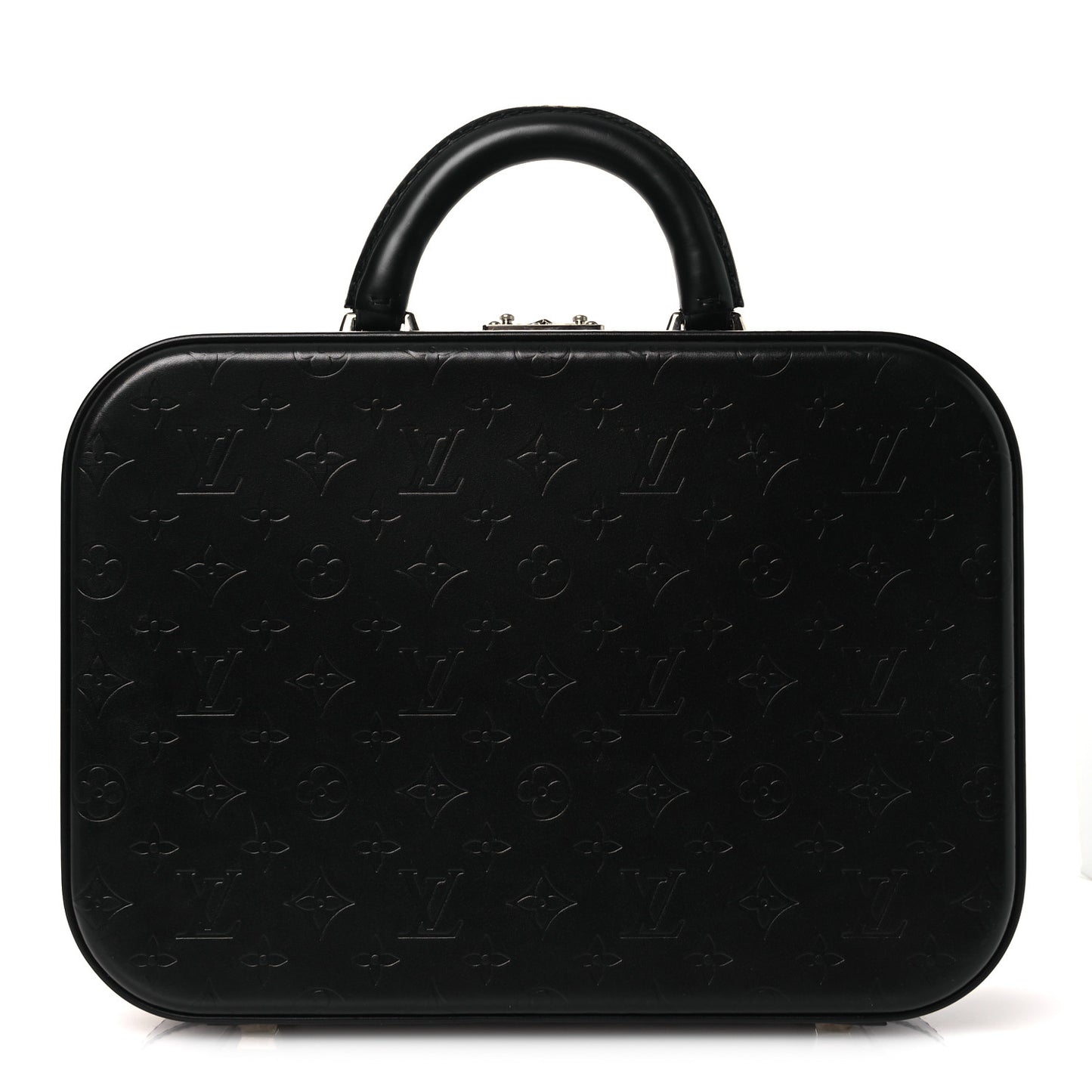 Monogram Glace Valisette MM Black