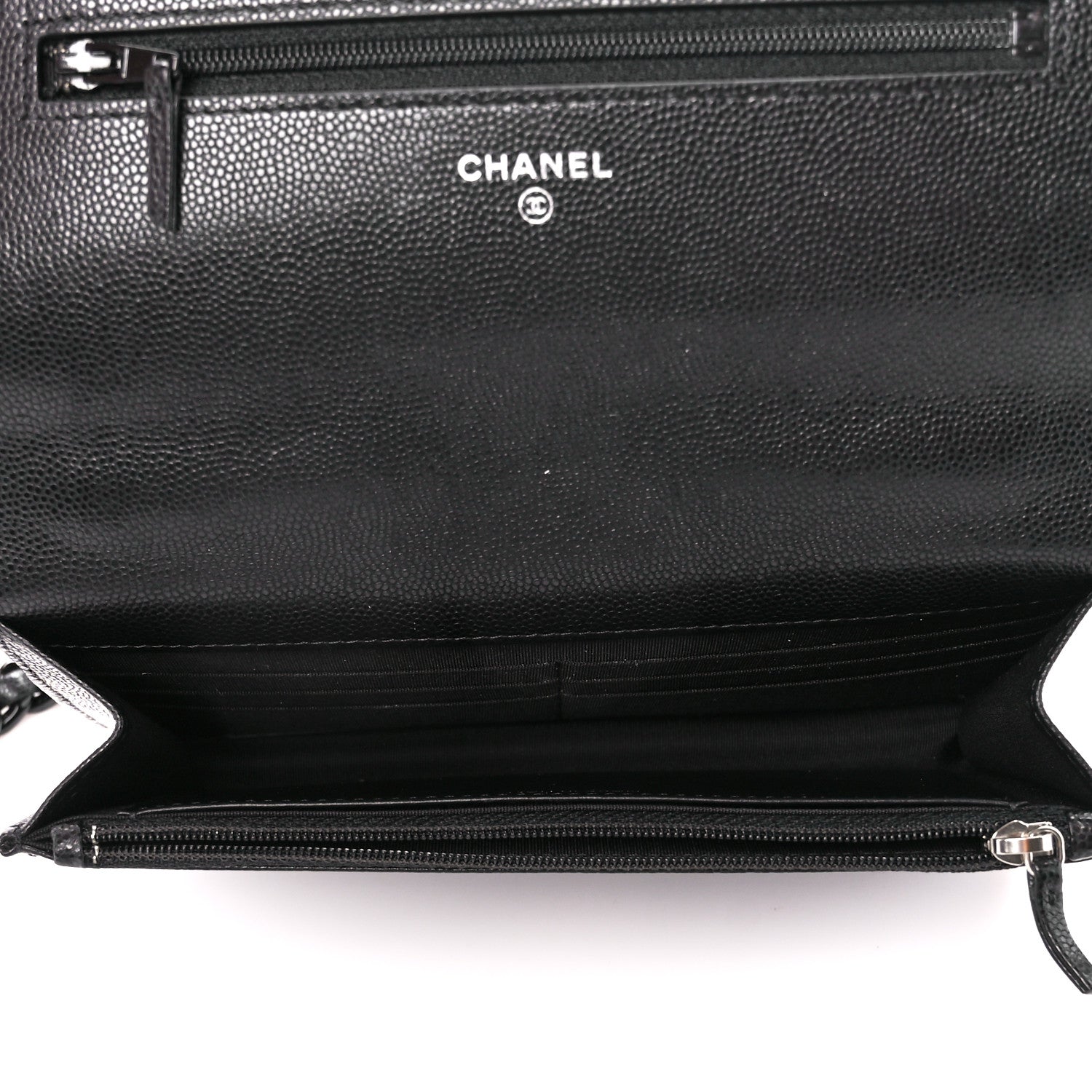 Chanel Caviar Quilted My Everything Wallet On Chain WOC Black 5 of 12