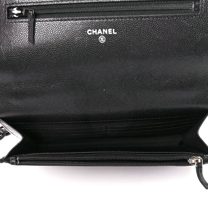 Chanel Caviar Quilted My Everything Wallet On Chain WOC Black 5 of 12