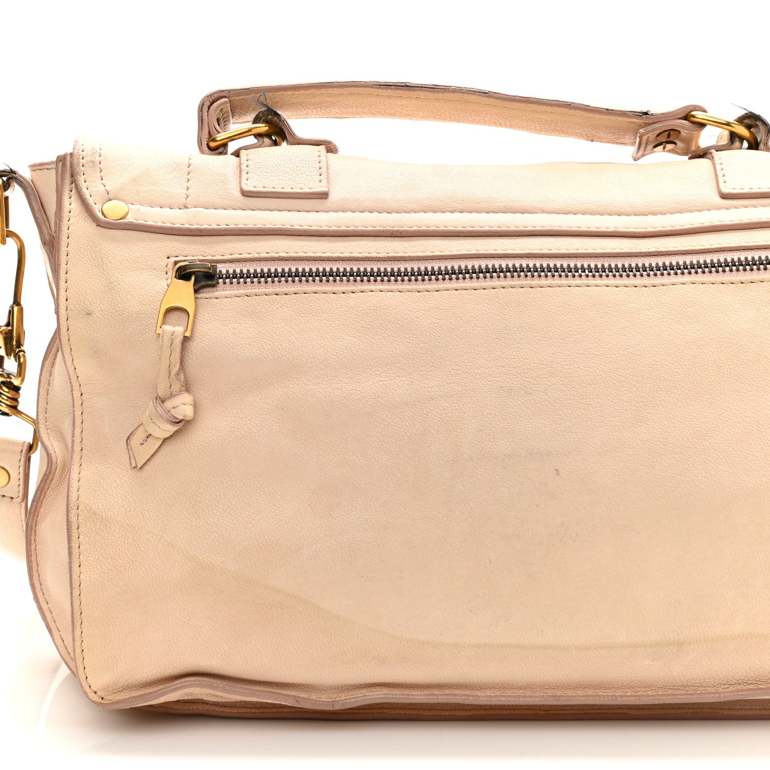 Proenza Schouler Lambskin Medium PS1 Satchel Clay 18 of 19