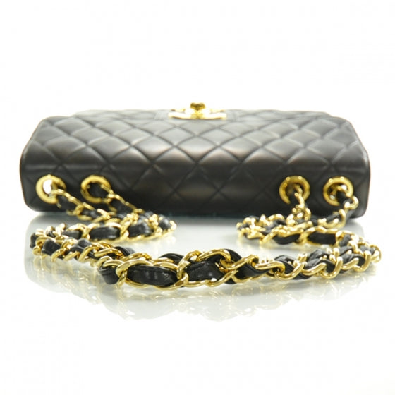 Lambskin Jumbo Flap Black