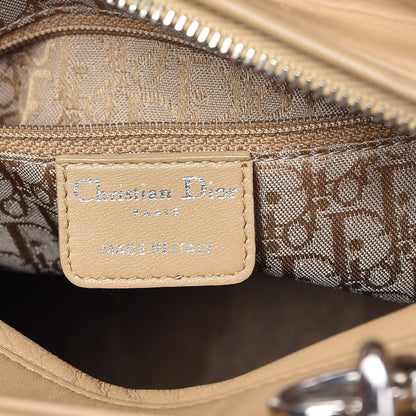 Christian Dior Lambskin Cannage Medium Lady Dior Beige 7 of 11