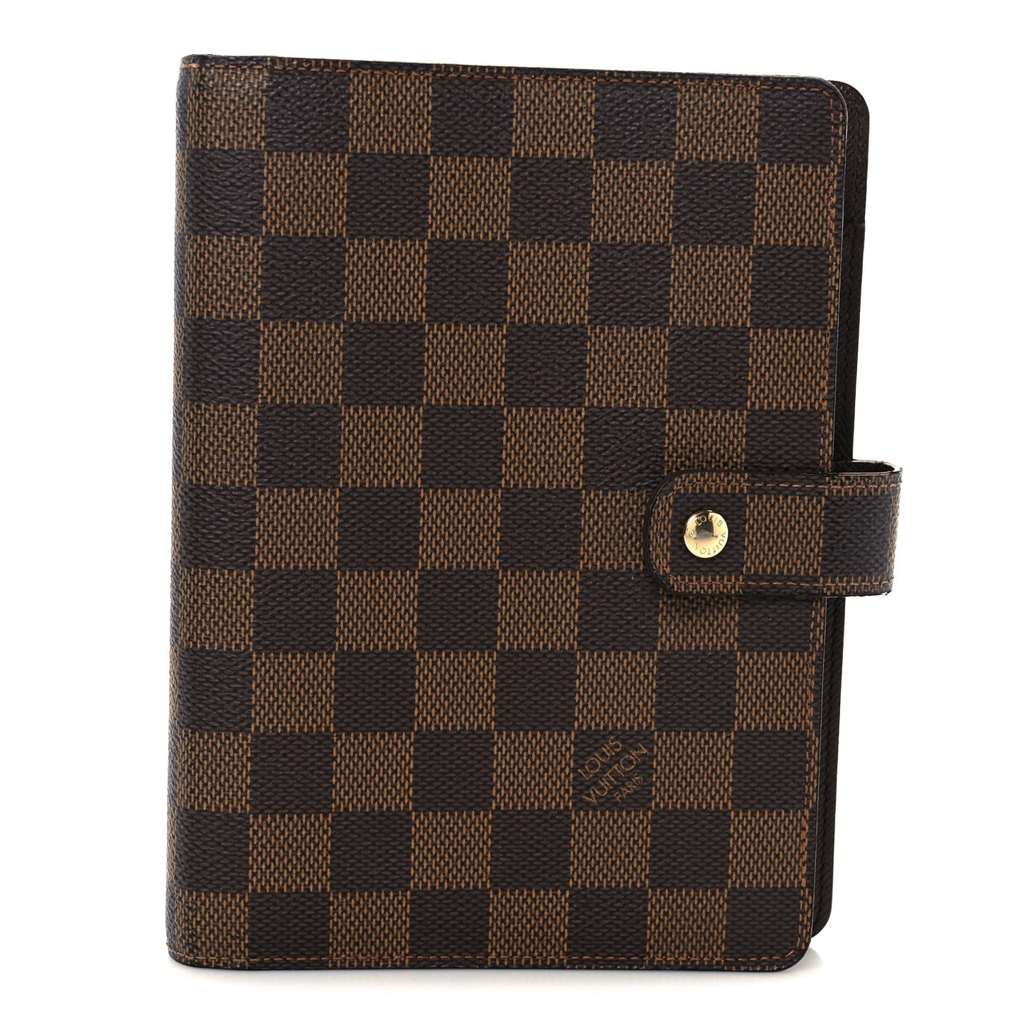 Damier Ebene Medium Ring Agenda Cover