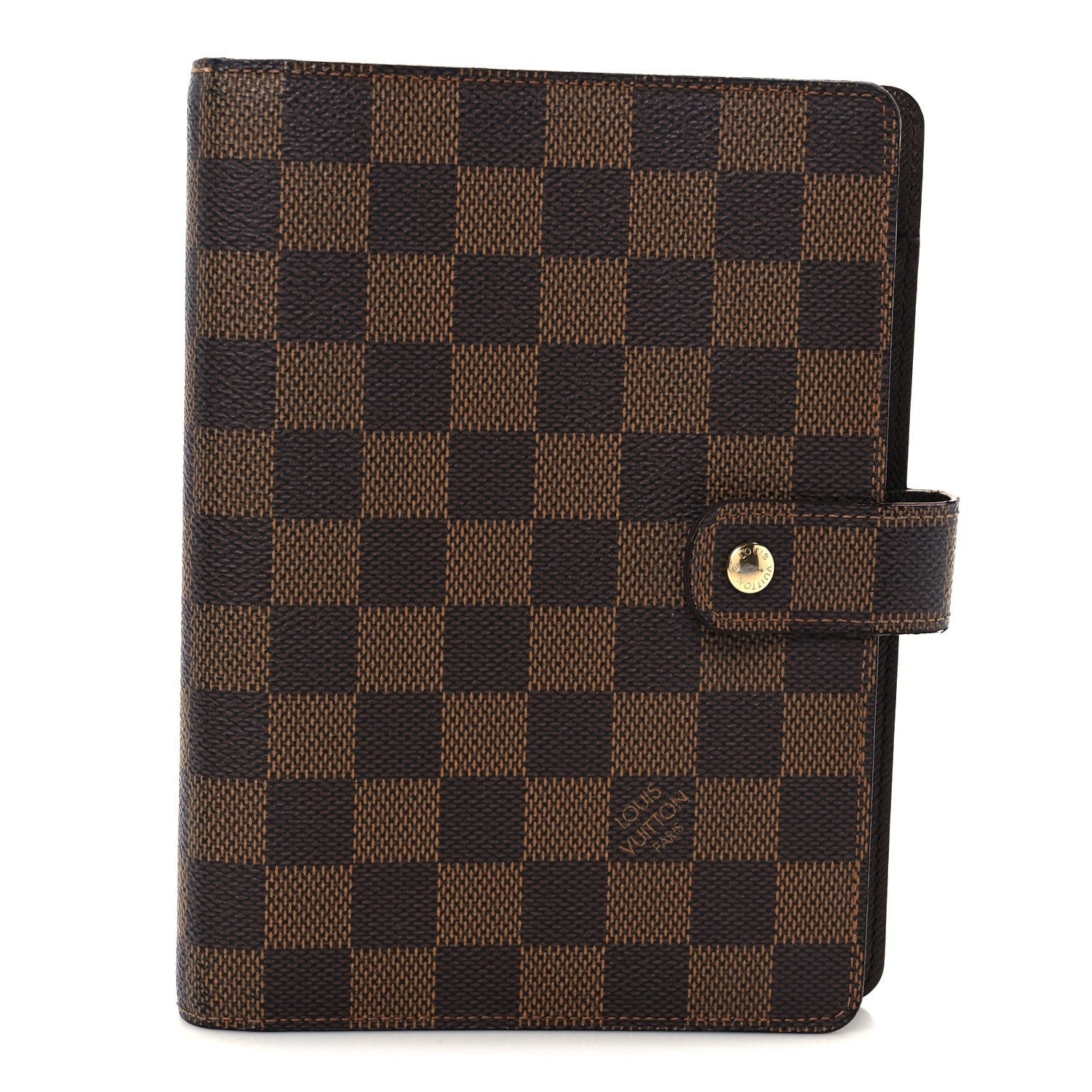 Louis Vuitton Damier Ebene Medium Ring Agenda Cover 2 of 16