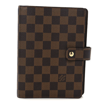 Louis Vuitton Damier Ebene Medium Ring Agenda Cover 2 of 16