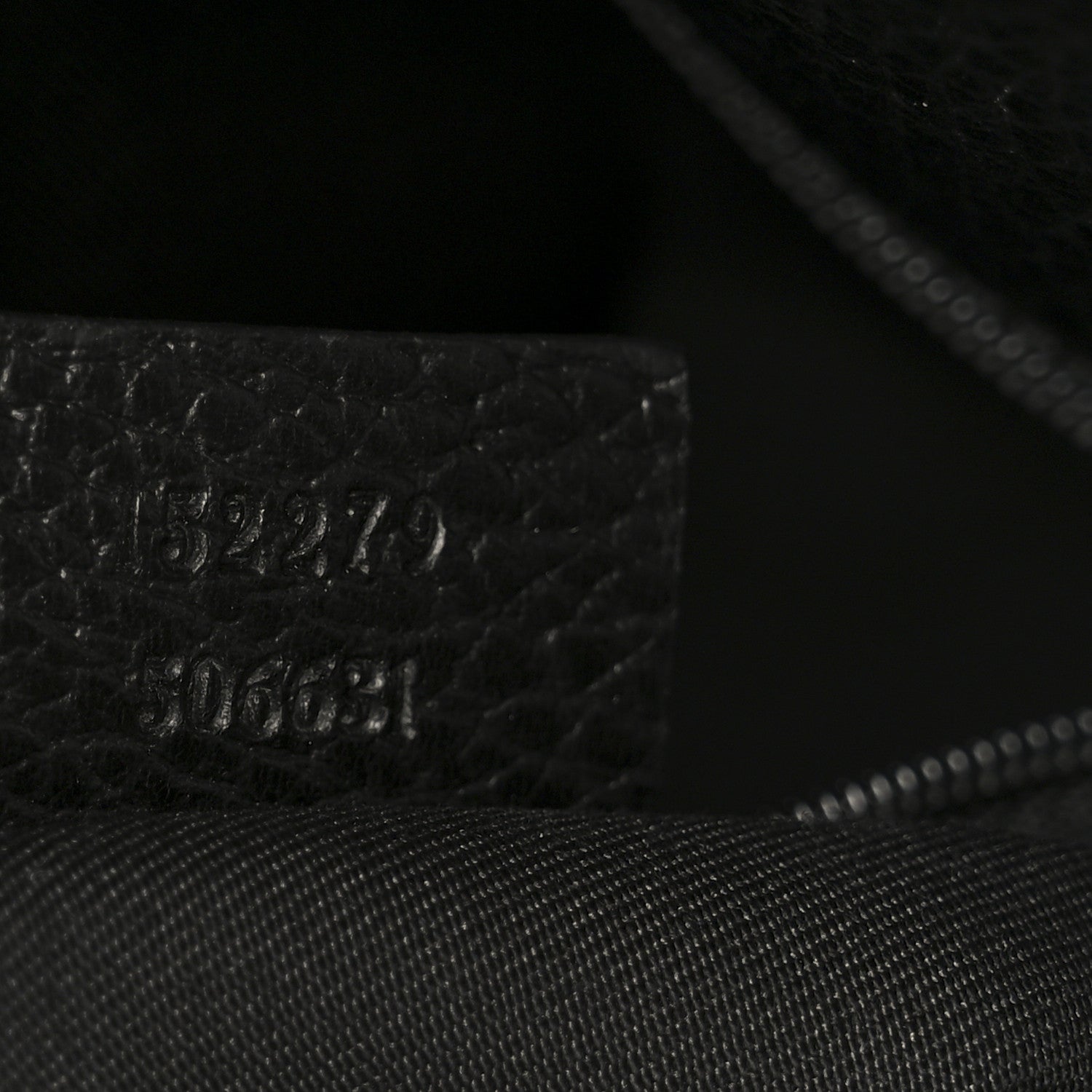 Gucci Canvas Monogram Gifford Shopping Tote Black 7 of 11