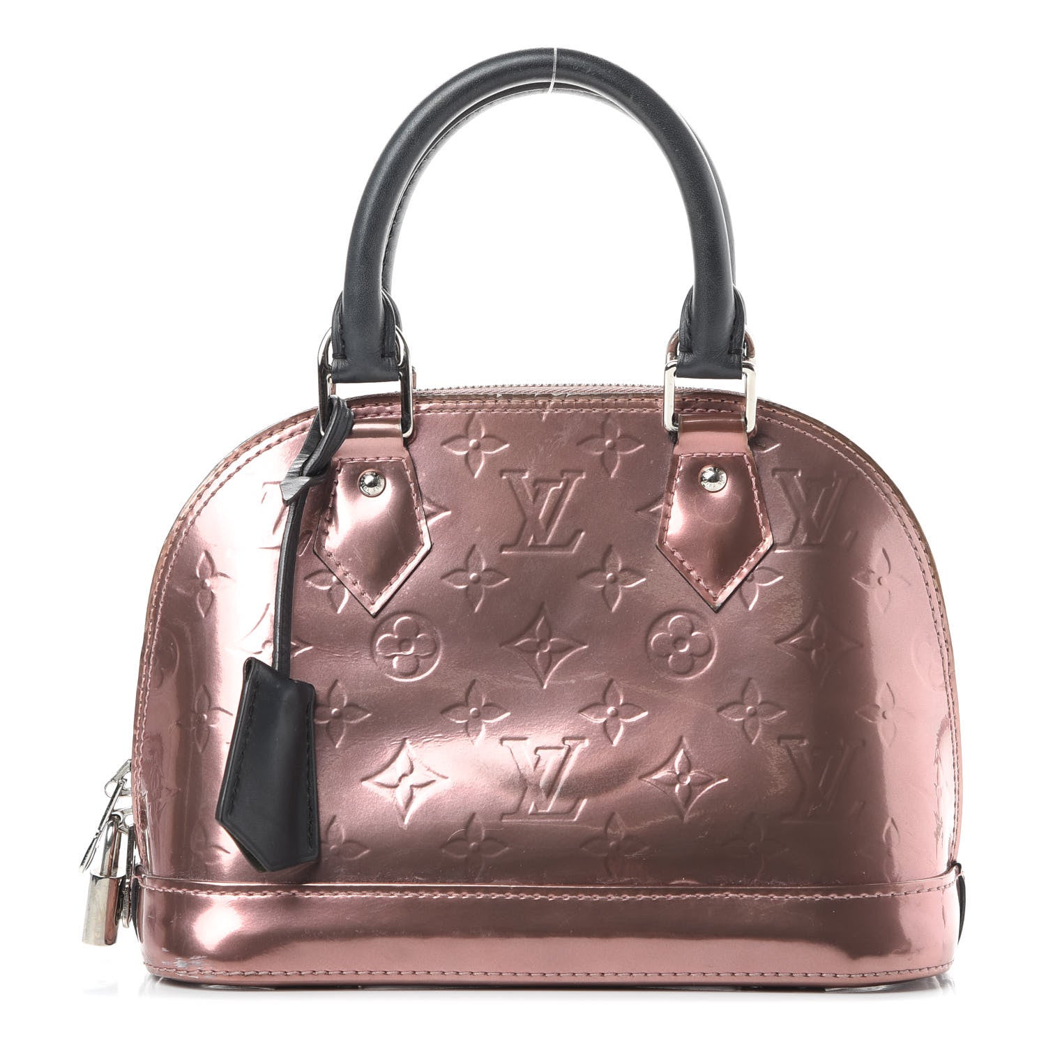 Louis Vuitton Vernis Alma BB Rose Cuivre 1 of 22
