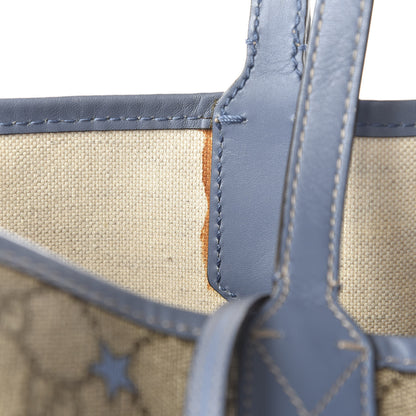 Gucci GG Supreme Stars Tote Blue 11 of 12