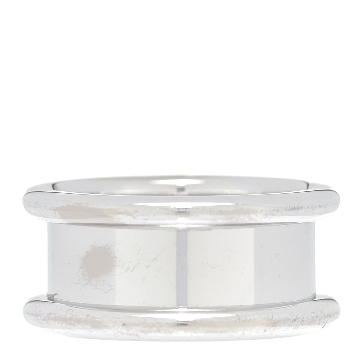 18K White Gold Diamond Volt One Band Ring 53 6.25