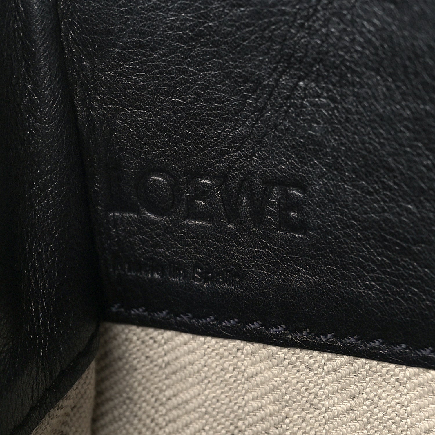 Loewe Calfskin Mini Hammock Shoulder Bag Black 5 of 8