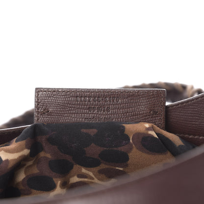Balenciaga Agneau Classic Hardware Lizard Embossed City Castagna 8 of 11