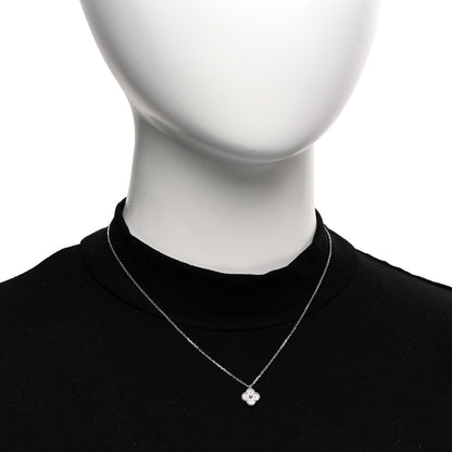 Van Cleef & Arpels VAN CLEEF & ARPELS 18K White Gold Diamond Sweet Alhambra Pendant Necklace 2 of 6