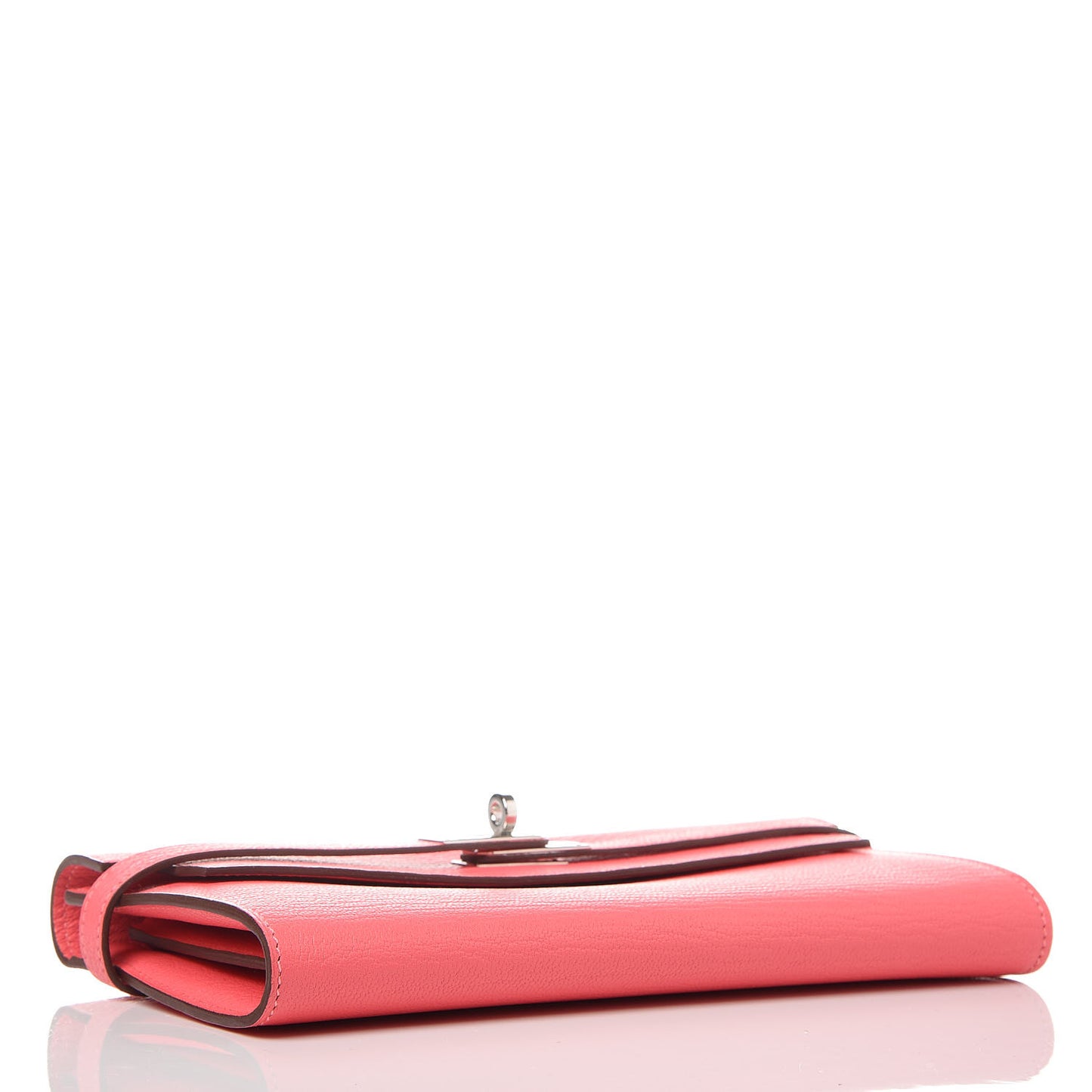 Chevre Mysore Kelly Longue Wallet Rose Lipstick