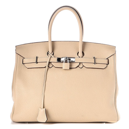 Hermes Taurillon Clemence Birkin 35 Parchemin 1 of 24