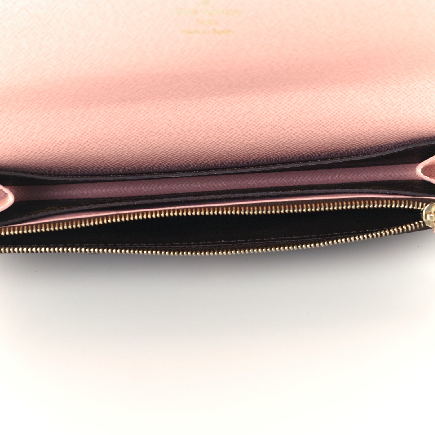 Louis Vuitton Monogram Emilie Wallet Rose Ballerine 5 of 12