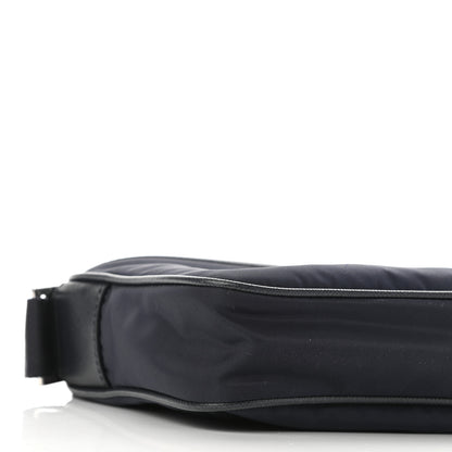Prada Tessuto Nylon Saffiano Messenger Bag Baltico 14 of 16