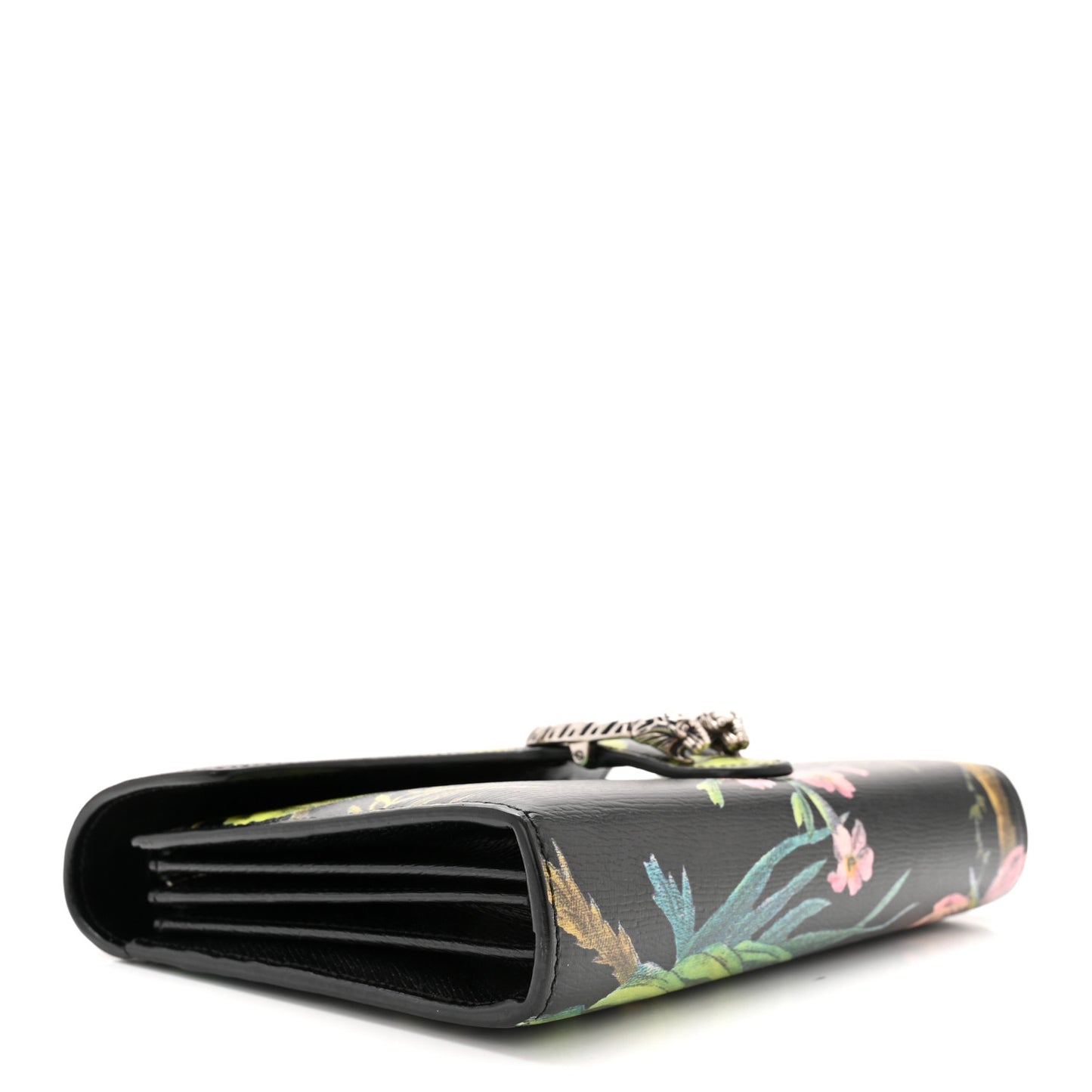 Calfskin Tropical Print Mini Dionysus Shoulder Bag Black Multi