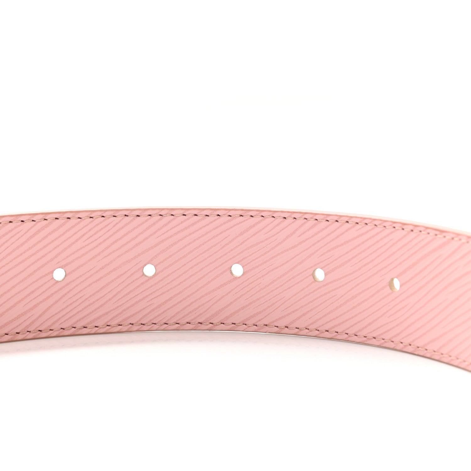 Louis Vuitton Monogram Epi 35mm LV Circle Reversible Belt 90 36 Rose Ballerine 5 of 5