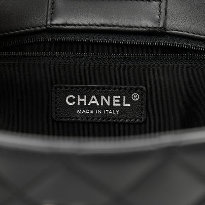 Chanel Calfskin Quilted Large Classic Shopping Tote Black 6 of 11