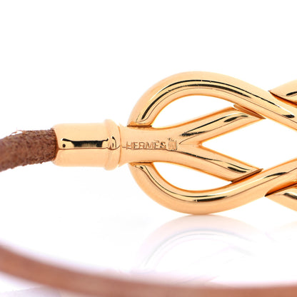 Hermes Natural Bridle Atame Bracelet 5 of 5