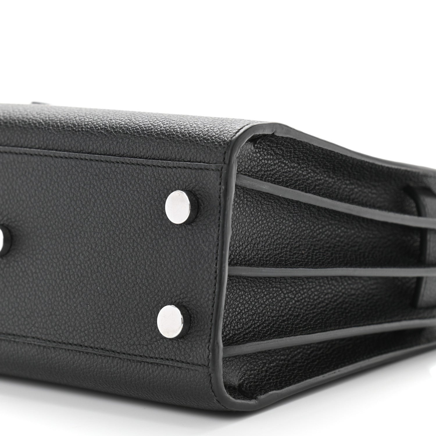 Saint Laurent Grained Calfskin Nano Sac De Jour Black 10 of 11